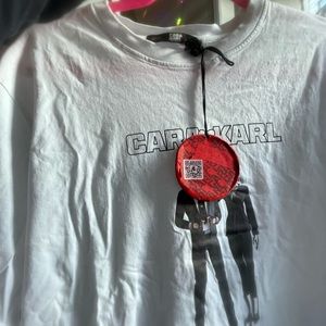 Cara and Karl limited edition graphic T size small/medium